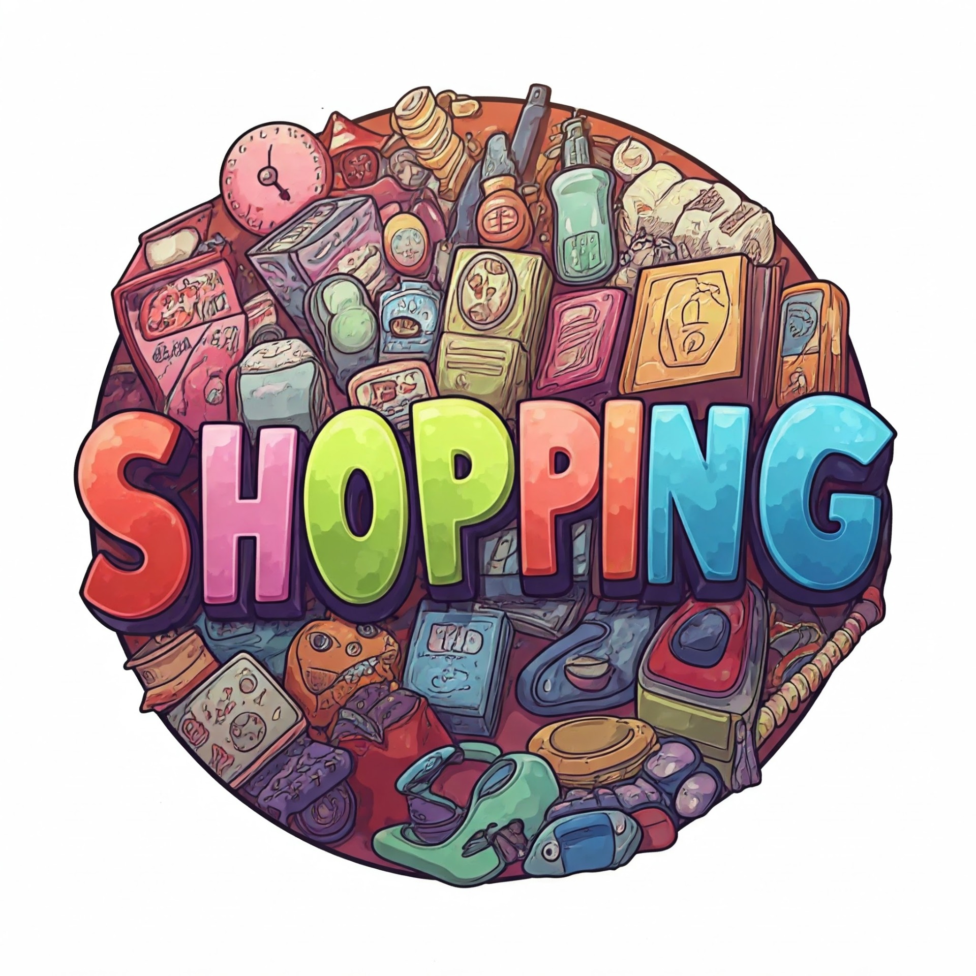 買物も